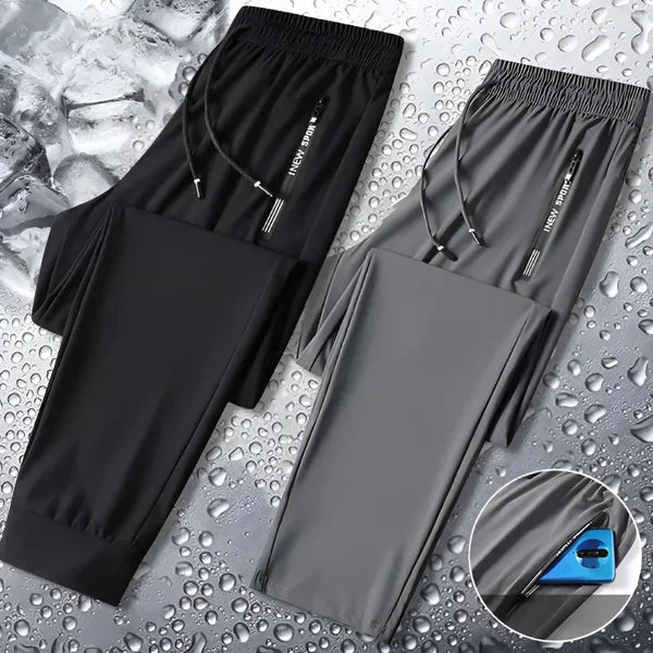 Men Solid Black, Grey Track Pants ( BUY1 GET 1 FREE ) ⚠️ LIMITED STOCK – HURRY UP! ⏳
